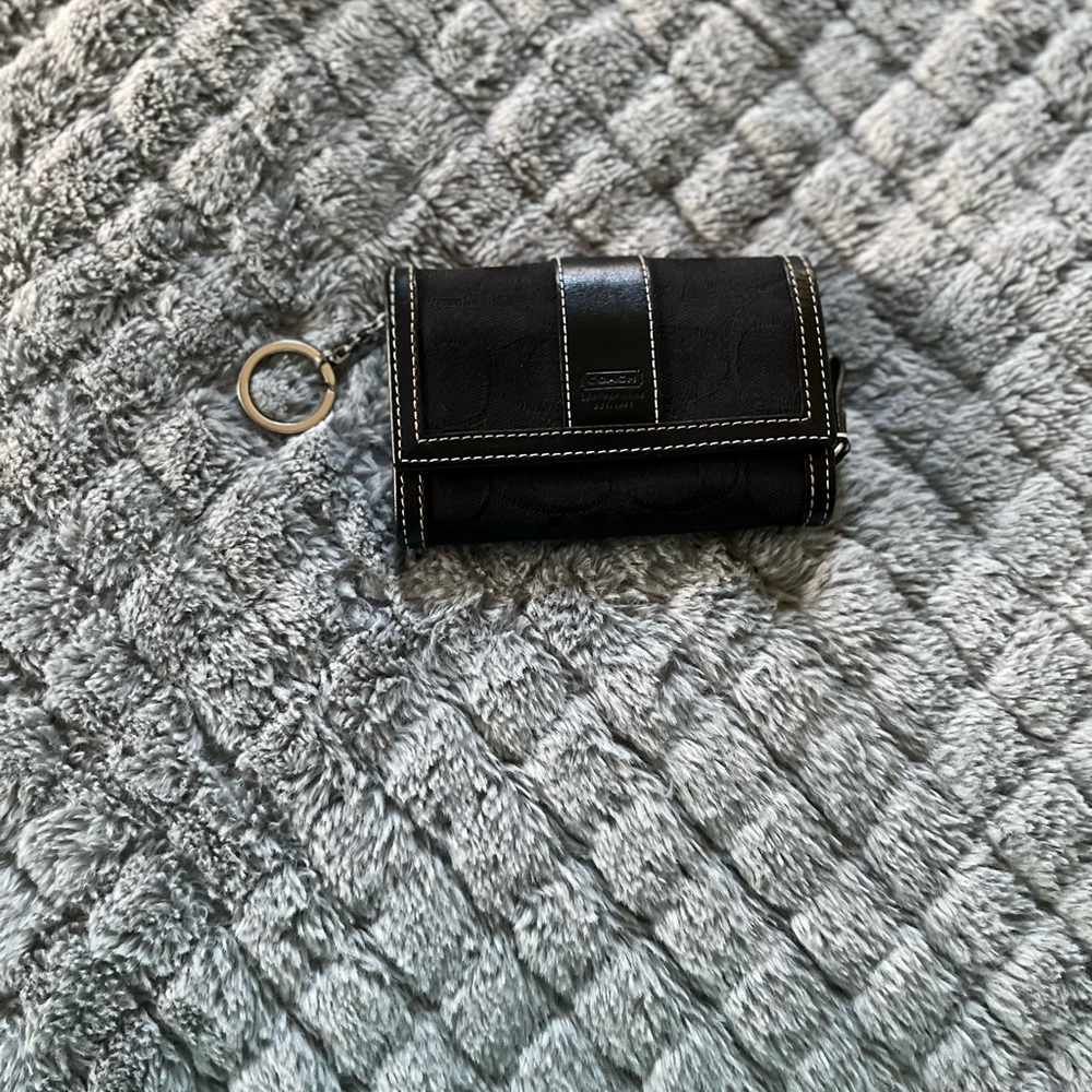 Black coach wallet